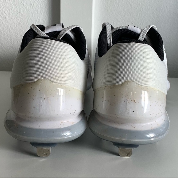 Nike Mens Force Zoom Trout 7 Pro White Gold 13 Baseball Metal Cleats CQ7224-106 - Picture 3 of 15